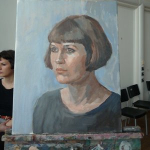 Portrait Painting in oils