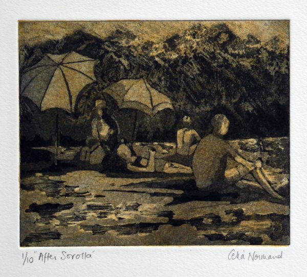 AfterSorolla, Colour Etching by Celia_Normand
