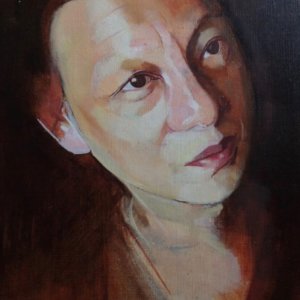 Portrait painting in oils by Allan Ramsay