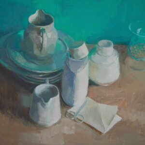 Still Life Painting in Oils