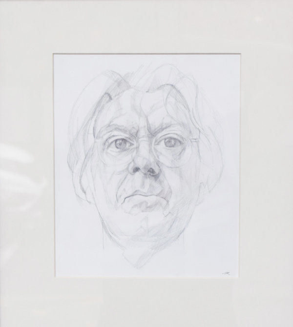 Portrait drawing by Ian Rowlands