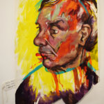Portrait Pose painted in the Heatherleys Open Studio (Drop In Sessions) by Raphael Astor