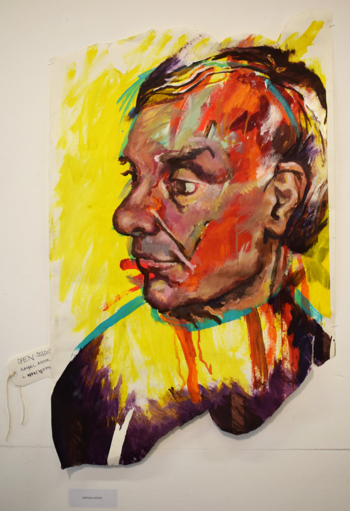 Portrait Pose painted in the Heatherleys Open Studio (Drop In Sessions) by Raphael Astor
