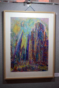 City of London Metamorphosis by Maria Kaleta at the 2022 Chelsea Art Society exhibition at Chelsea Town hall