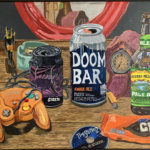 DooMBAR, oil on canvas, Helena Moock, October 2022