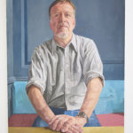 Portrait painting by Ian Rowlands