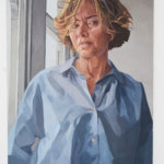 Portrait painting by Ian Rowlands