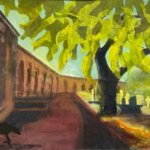 Evening patrol in Brompton Cemetry by Lucy Bennett