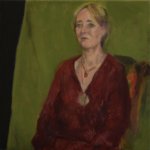 Portrait Painting from the Heatherleys Open Studio Drop In Sesssions, by Elizabeth Turner 2022
