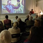 Artist Michael Ajerman presenting his lecture on former student of Heatherleys, artist Walter Sickert.