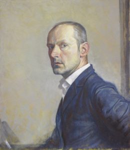 Toby Wiggins - Self-Portrait-oil-on-linen-75x65cm-260x300