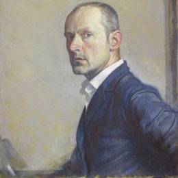 Toby Wiggins - Self-Portrait-oil-on-linen-75x65cm-260x300- crop