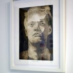 'Harry', a print by Anthea Williams, first year student on the Portrait Diploma 2023. From 'Work In Progress', an exhibition of work by students of the Heatherleys Sculpture and Portrait Diploma and Post Diploma courses.