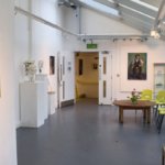 Gallery view of the conservatory, from 'Work In Progress', an exhibition of work by students of the Heatherleys Sculpture and Portrait Diploma and Post Diploma courses.