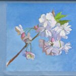 Atul Vohora ‘Blossom 1’ Oil on canvas board