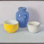 David Stubbs ‘Yellow, blue and white’ Oil on canvas