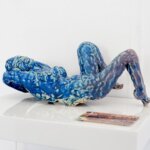Gil Whyman ‘Relaxation’ Sculpture, Glazed fired clay