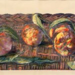 Hilary Daltry ‘Six Peaches’ Woodcut AP