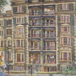 Melissa Scott-Miller ‘View of Leopold buildings, Shoreditch’ Oil on canvas