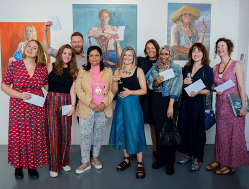 The Worshipful Mayor of the Royal Borough of Kensington and Chelsea, Councillor Preety Hudd and the 2023 prize winners