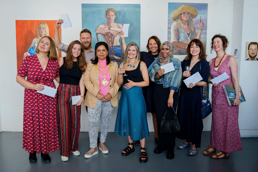 The Worshipful Mayor of the Royal Borough of Kensington and Chelsea, Councillor Preety Hudd and the 2023 prize winners