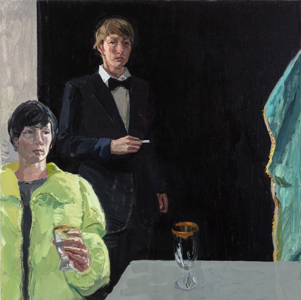 Double Self Portrait, Oil On Linen By Laura Smith, 2023