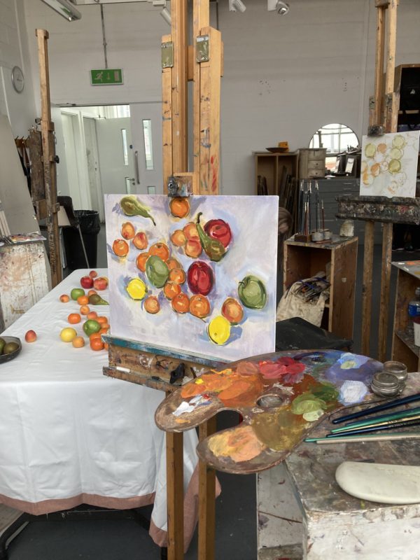 Still Life Painting in Oils